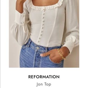 Brand new with tags Reformation Jon top